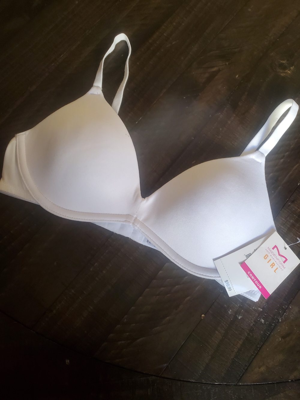 Madden Girl Smooth White T-Shirt Bra